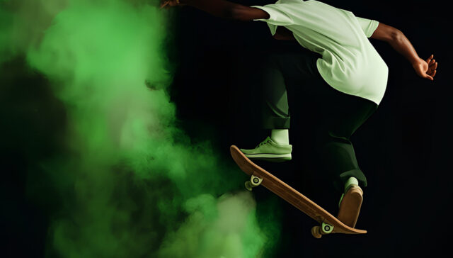 skateboard-smoke-green